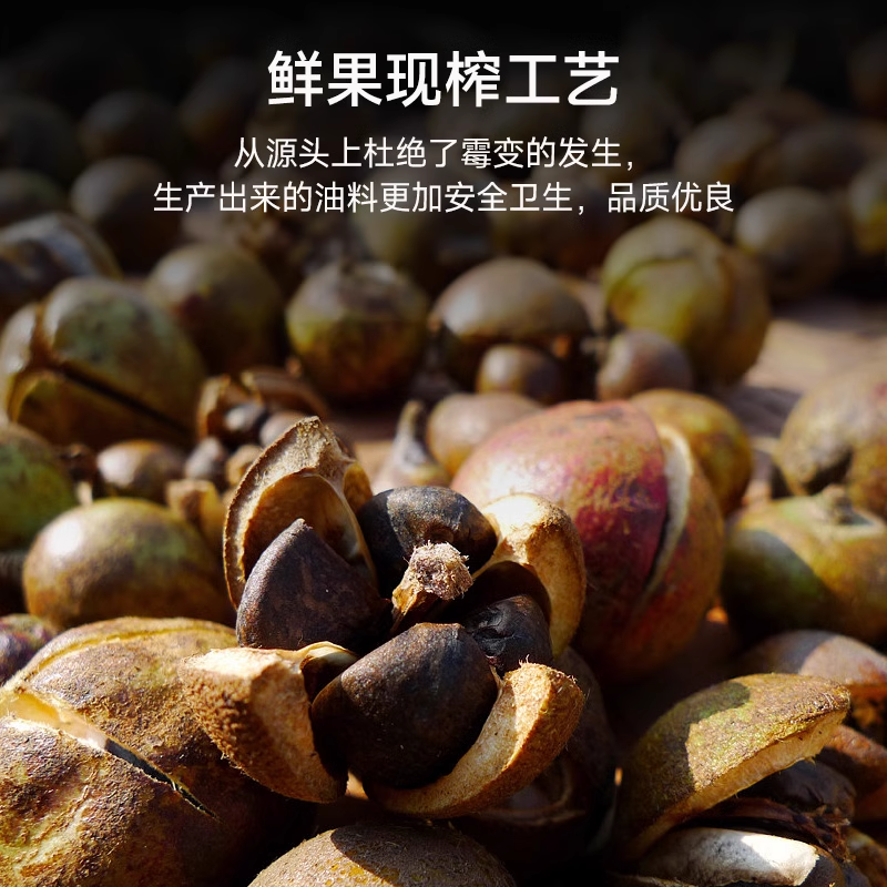 炊師傅甄选原料物理压榨山茶油