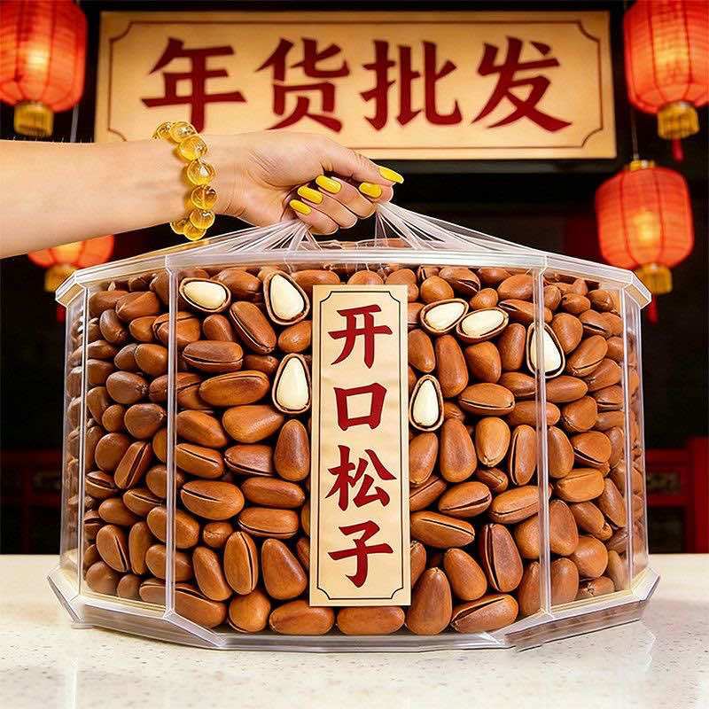 新货东北松大颗粒松子支持电商一件代发批量拿货