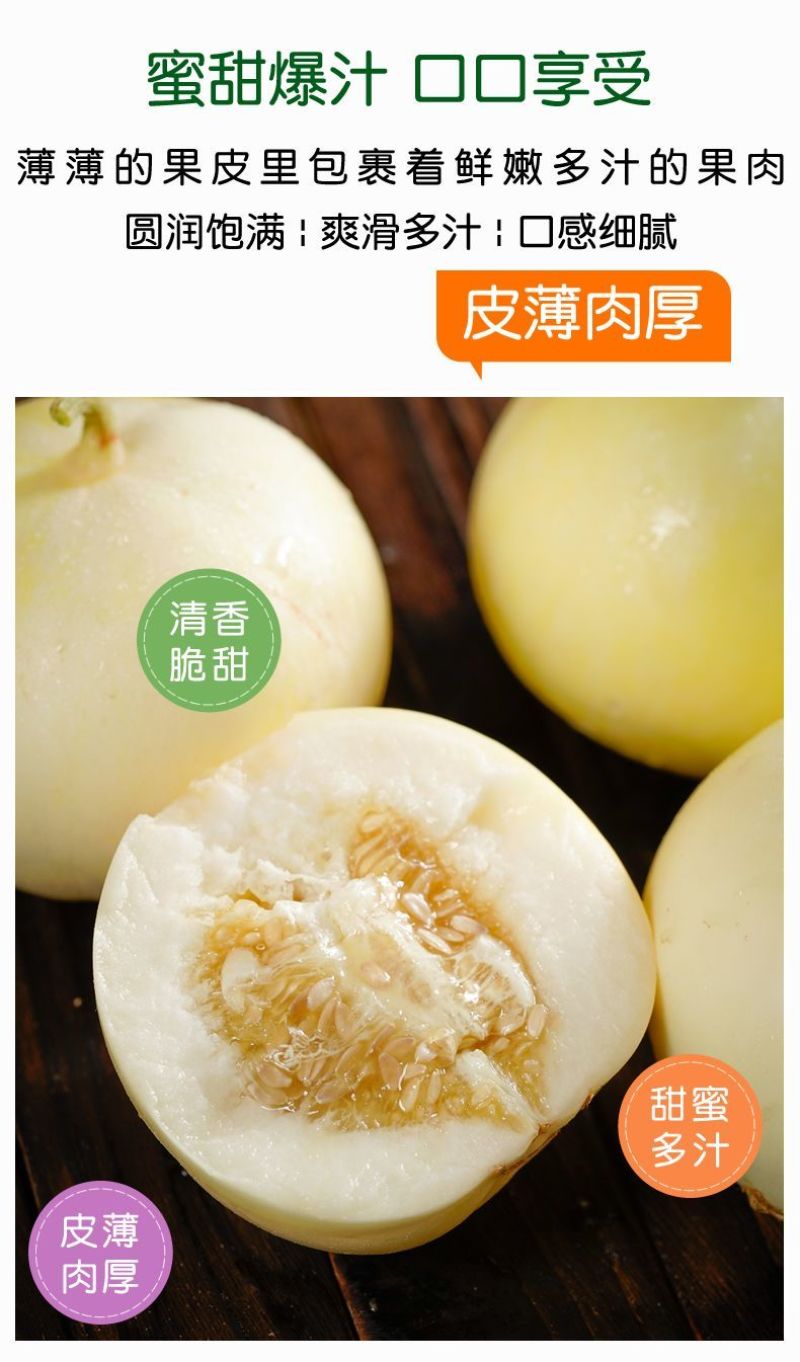 山东小蜜罐甜瓜成熟了专业一件代发电商市场