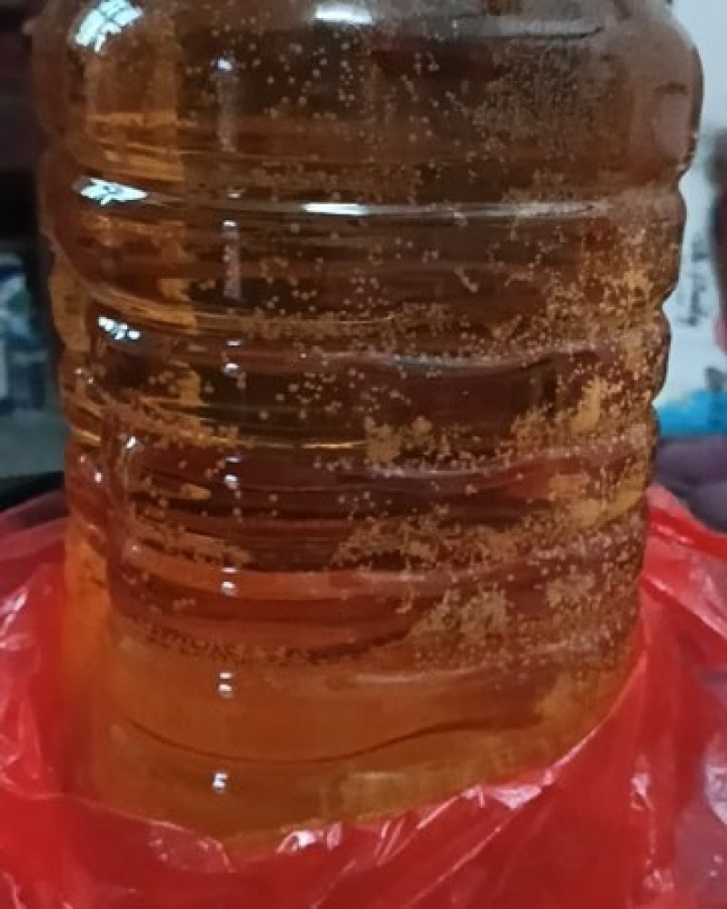 自己种的农村花生油