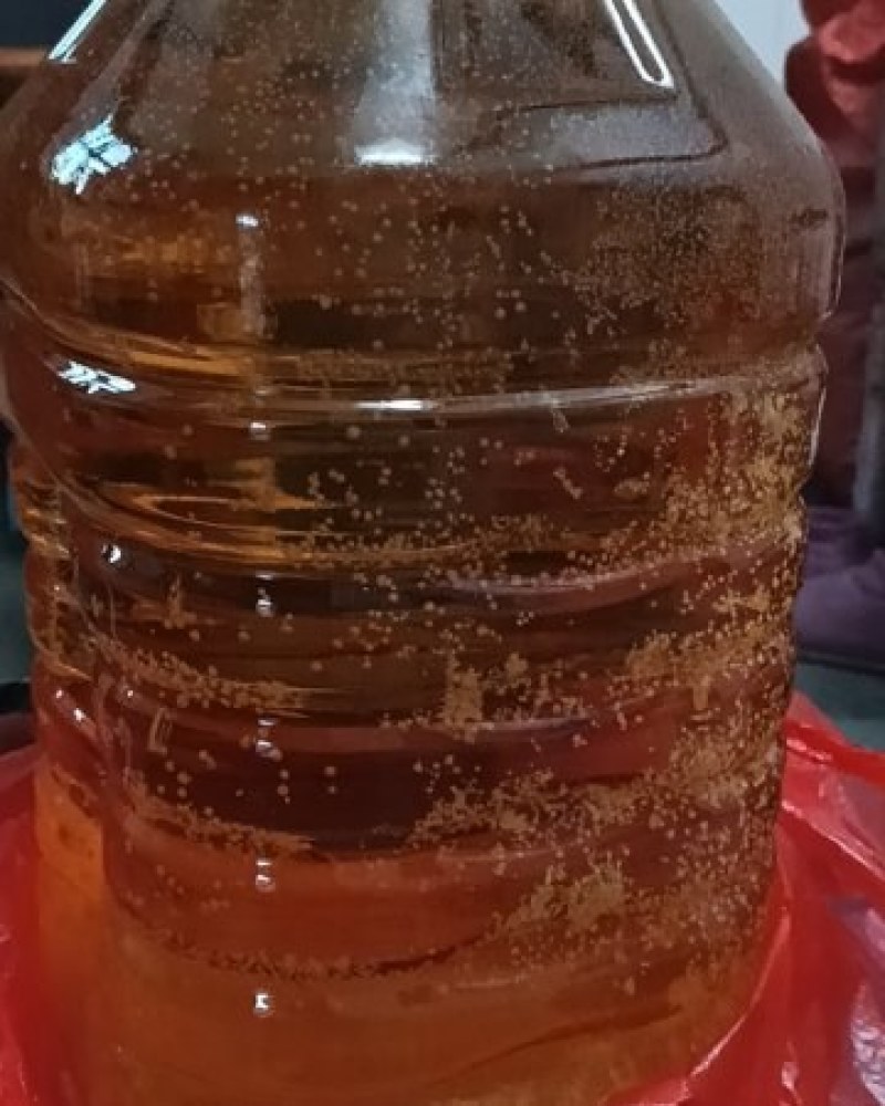 自己种的农村花生油
