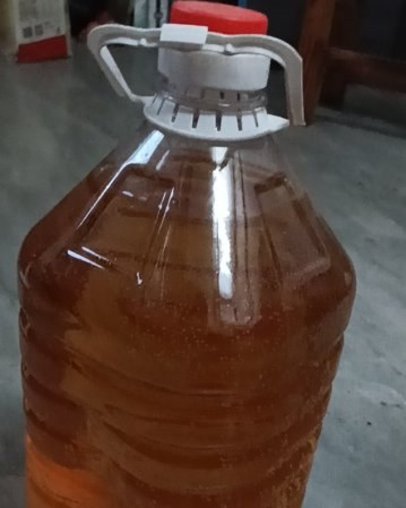 自己种的农村花生油