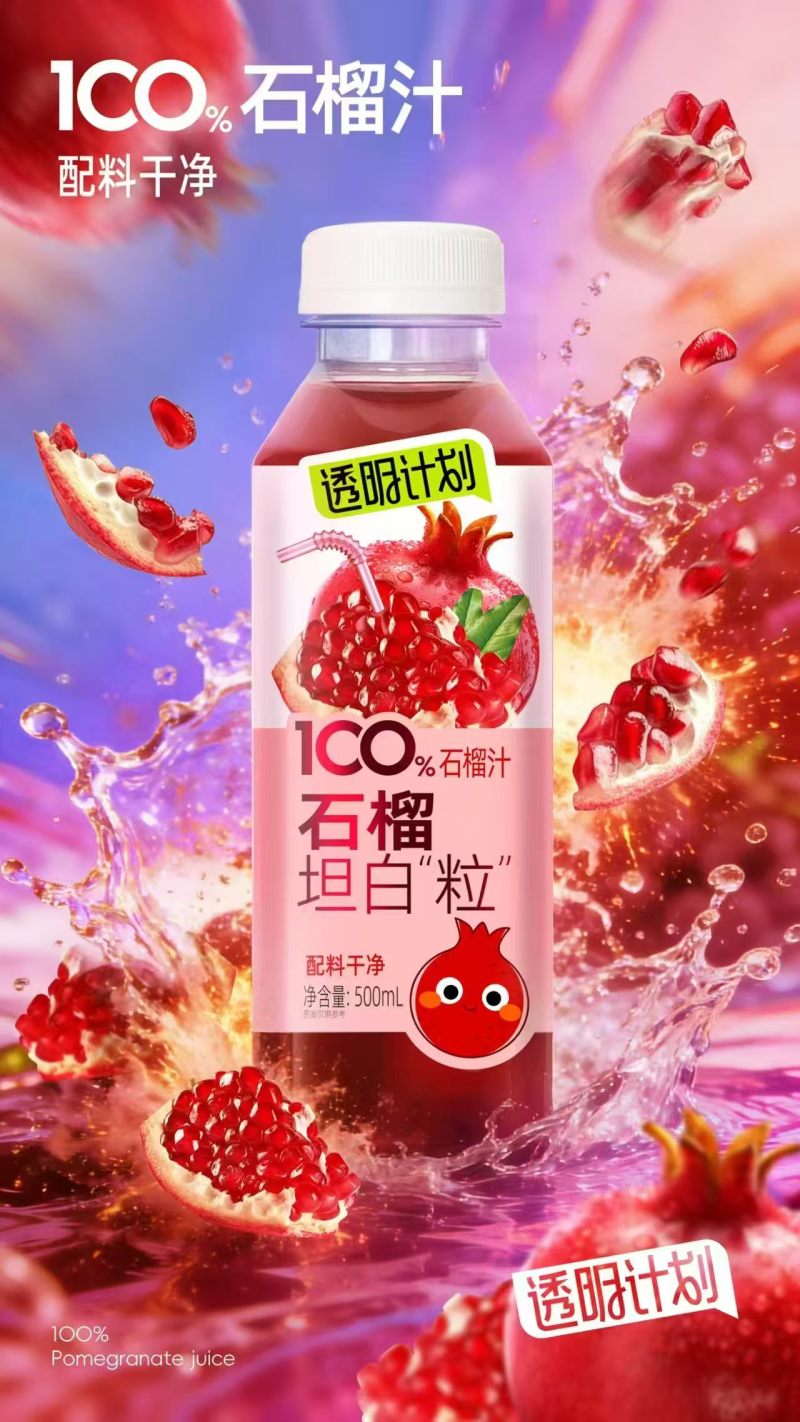 果蔬汁饮料，果汁，多种口味500ML一箱✘15瓶厂家发货