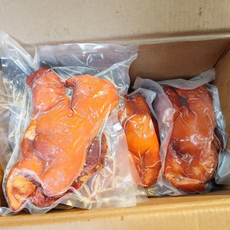 五香卤猪头肉，带核桃肉，带拱嘴1件20斤，7-9片