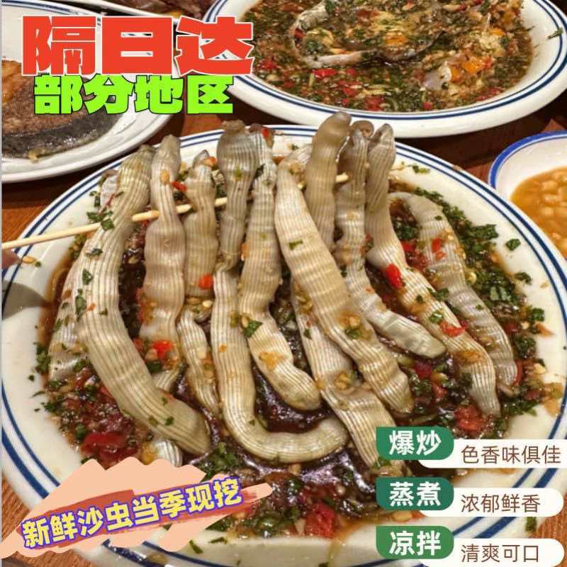 沙虫鲜活去内脏无沙冷冻2斤