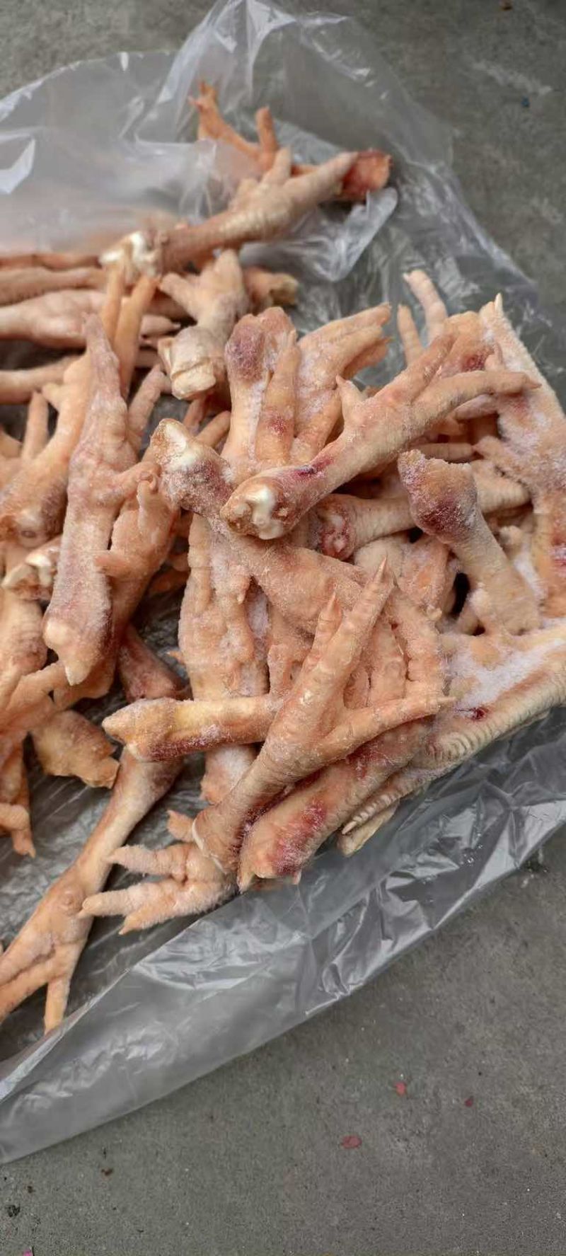 圣农鸡爪屠宰检疫b级轻淤原料，没别的毛病价格实惠