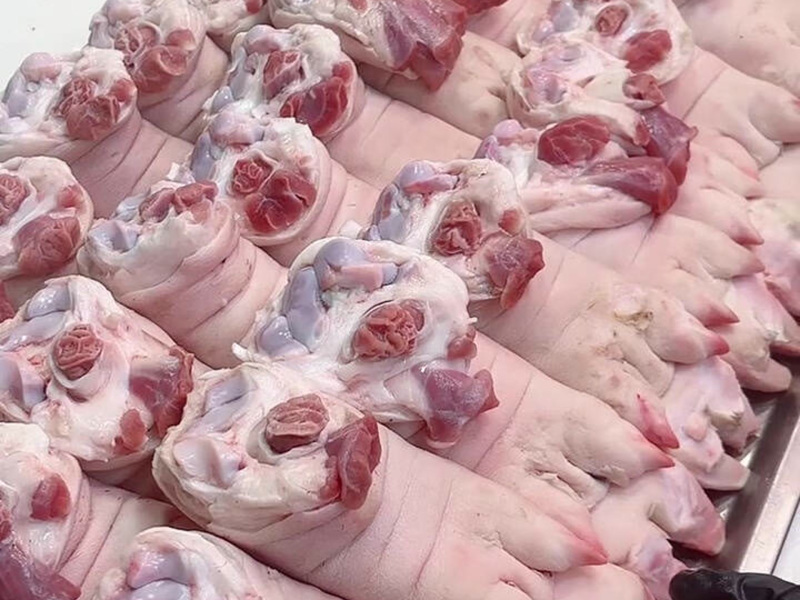 带蹄前段热鲜猪前腿带筋前肘前蹄膀生鲜猪肉卤味食材冷鲜直达
