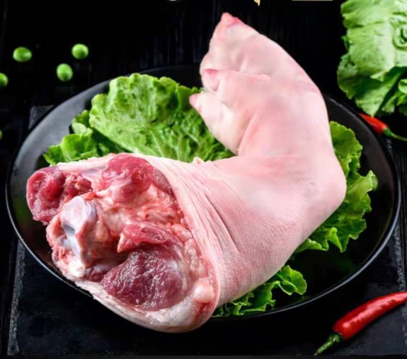 带蹄前段热鲜猪前腿带筋前肘前蹄膀生鲜猪肉卤味食材冷鲜直达