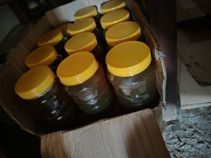 深山百花酿，纯正土蜂蜜，一瓶500克
