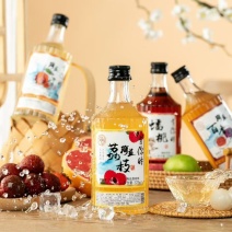 纯发酵花果酒