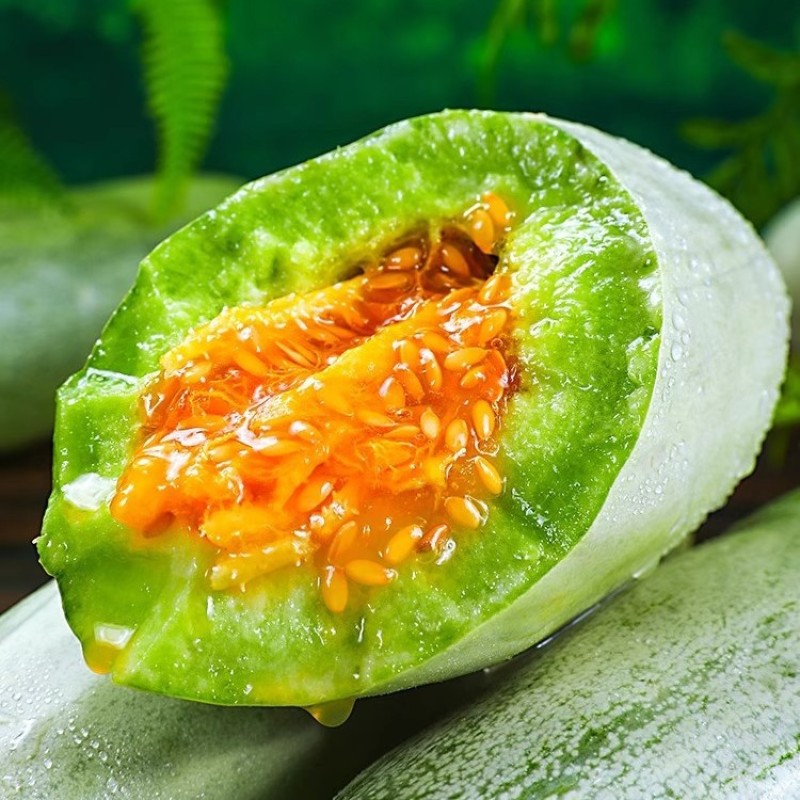 山东羊角蜜甜瓜新鲜当季水果脆甜小香瓜带箱5斤装