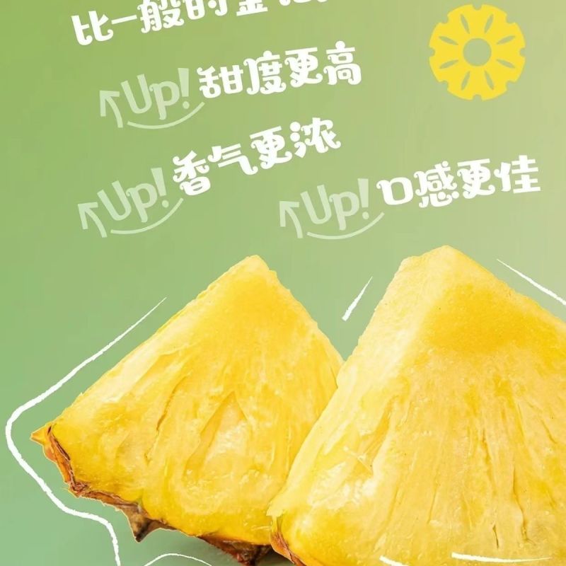 爆甜正宗海南凤梨新鲜水果应季芒果凤梨手撕香水凤梨大果无眼特大