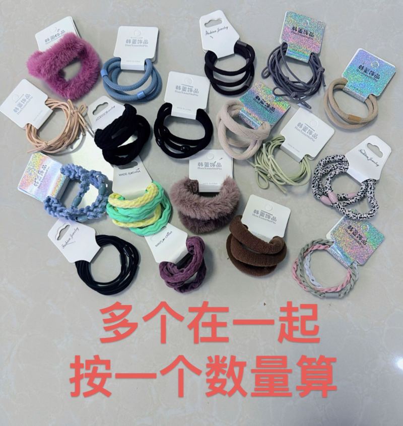 集市一元头饰品，一箱2000个左右标注给送30个