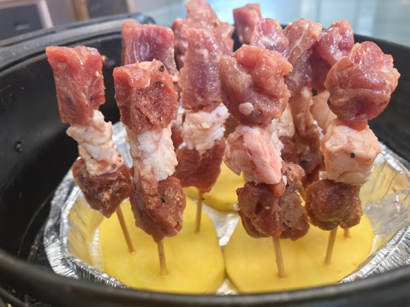 手工安格斯牛肉串，需要的老板滴滴