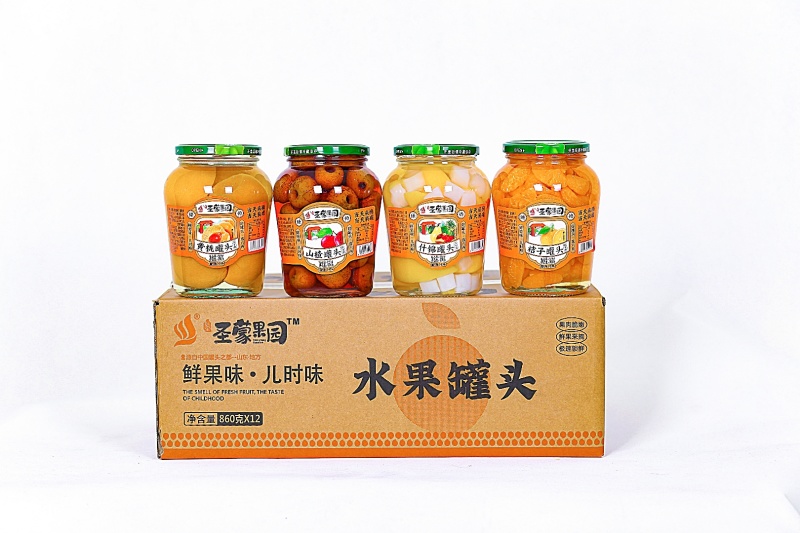 沂蒙山水果罐头***剂，6种口味