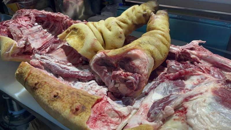 广西特产河池环江黑毛跑山土猪佳品