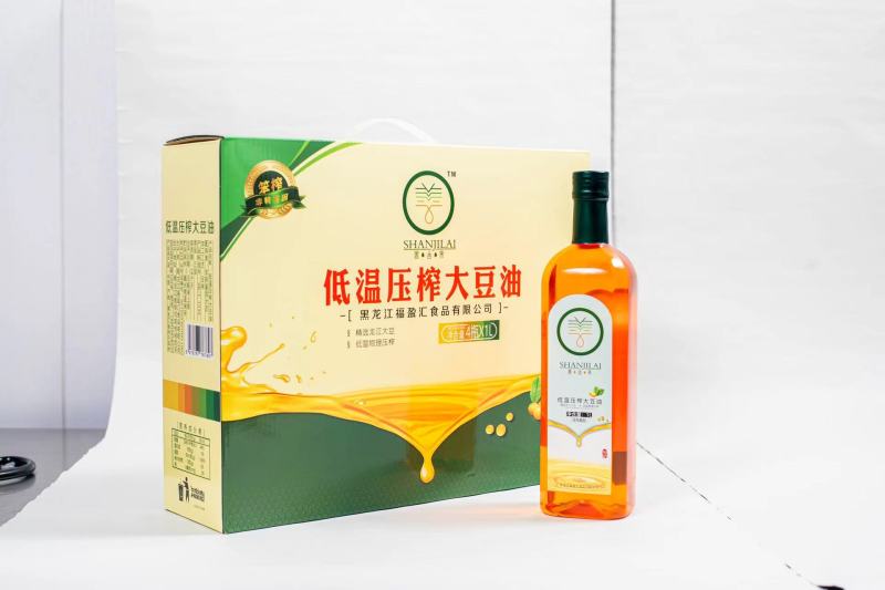 善吉来礼盒精品装1升×4瓶，龙江特产食品，压榨二级油