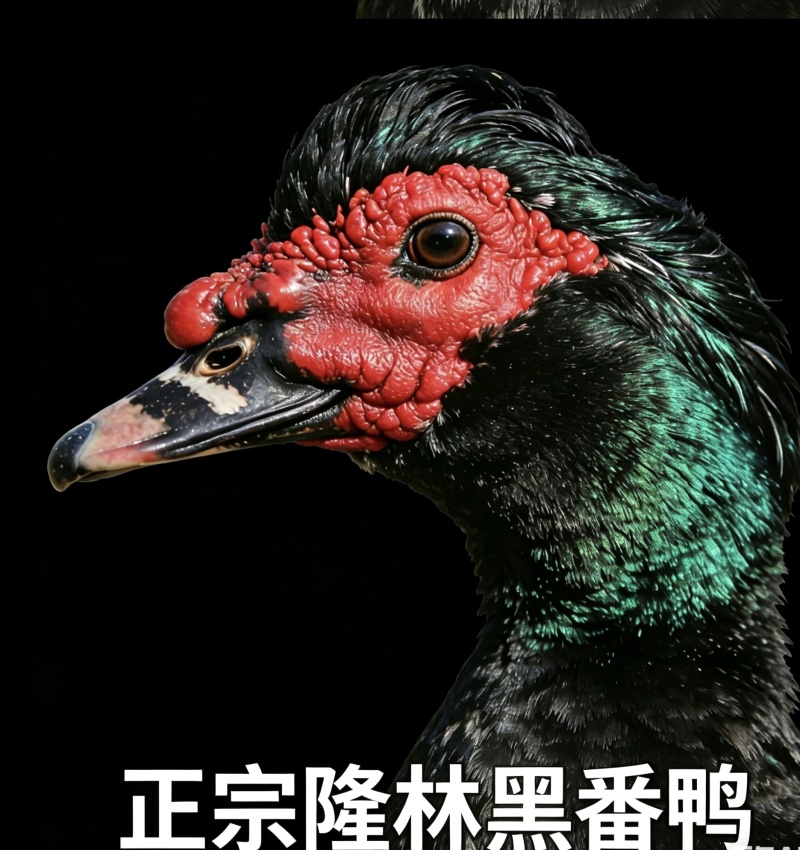 隆林生态放养黑番鸭