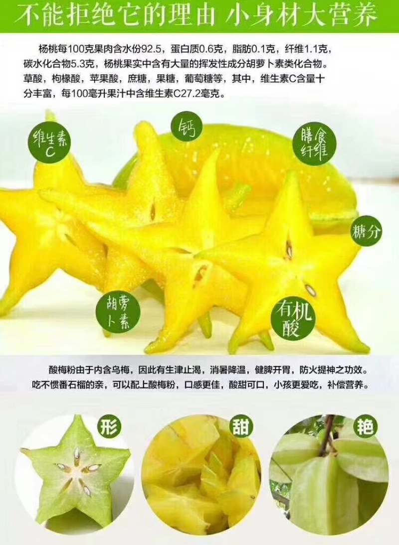 福建云霄下河杨桃