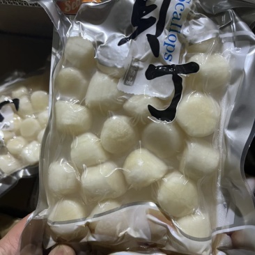 扇贝丁，一袋400克，一箱25袋。图片就是实拍，特别好。