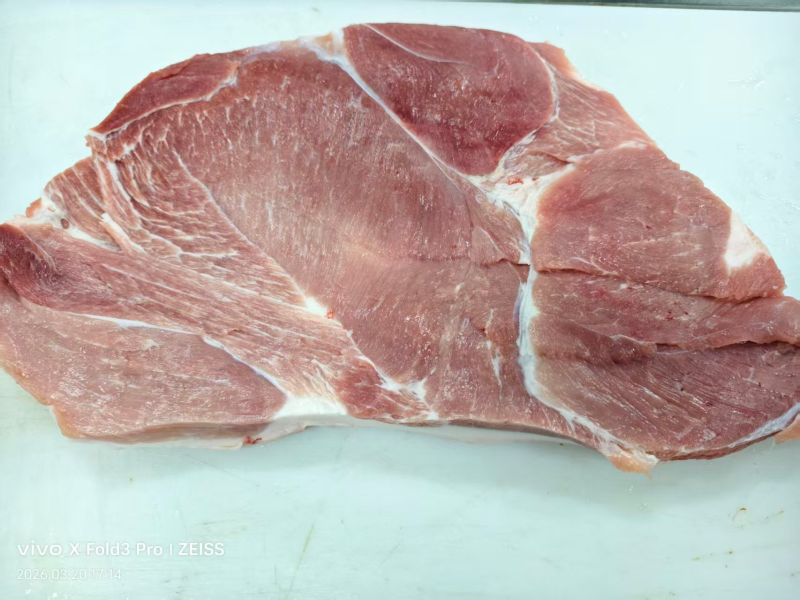 猪肉分割品：前腿肉，后腿肉，2号肉，4号肉，五花肉，前上