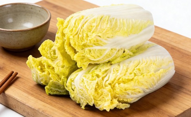 自己家里地种的大白菜