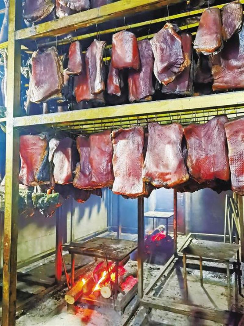 陕南正宗柴火腊肉