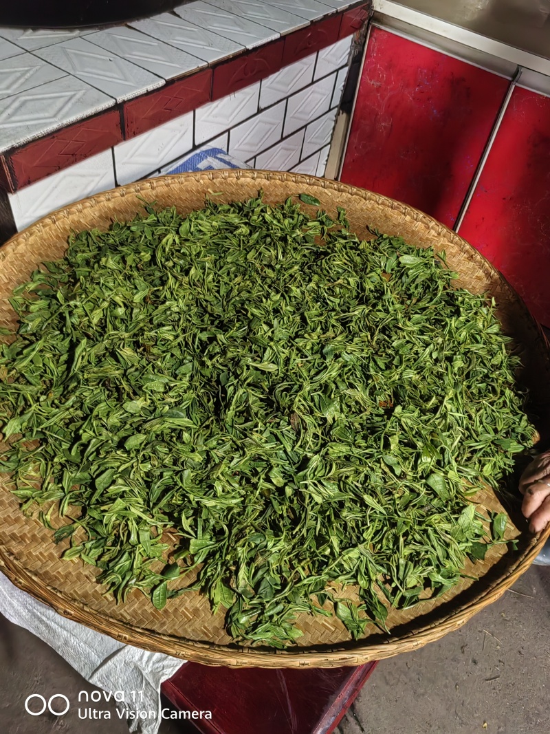 家乡高山绿茶，纯手工做的