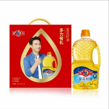 多力葵花籽油礼盒装1.8L×2瓶礼盒