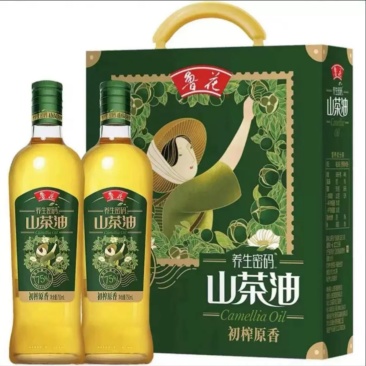 山茶油750ml×2瓶礼盒送礼