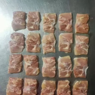 鸡腿肉带皮腿肉腿肉丁规格可按要求定制工厂直发全国冷链物流发货