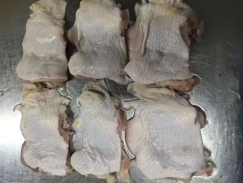 鸡腿肉带皮腿肉腿肉丁规格可按要求定制工厂直发全国冷链物流发货
