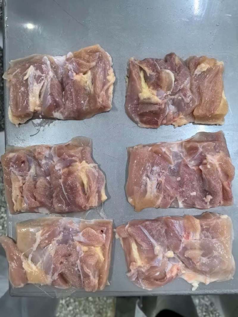 鸡腿肉带皮腿肉腿肉丁规格可按要求定制工厂直发全国冷链物流发货