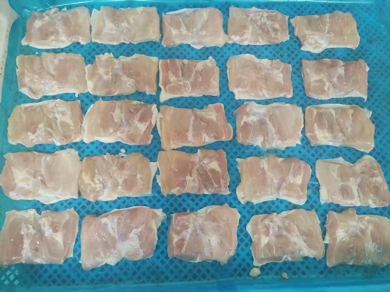 鸡腿肉带皮腿肉腿肉丁规格可按要求定制工厂直发全国冷链物流发货