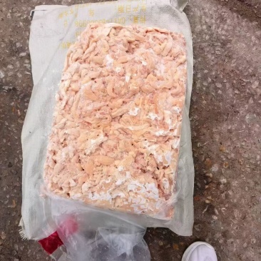 鸡胸碎肉大胸碎肉有骨无骨大块货源稳定工厂直发全国冷链物流发货