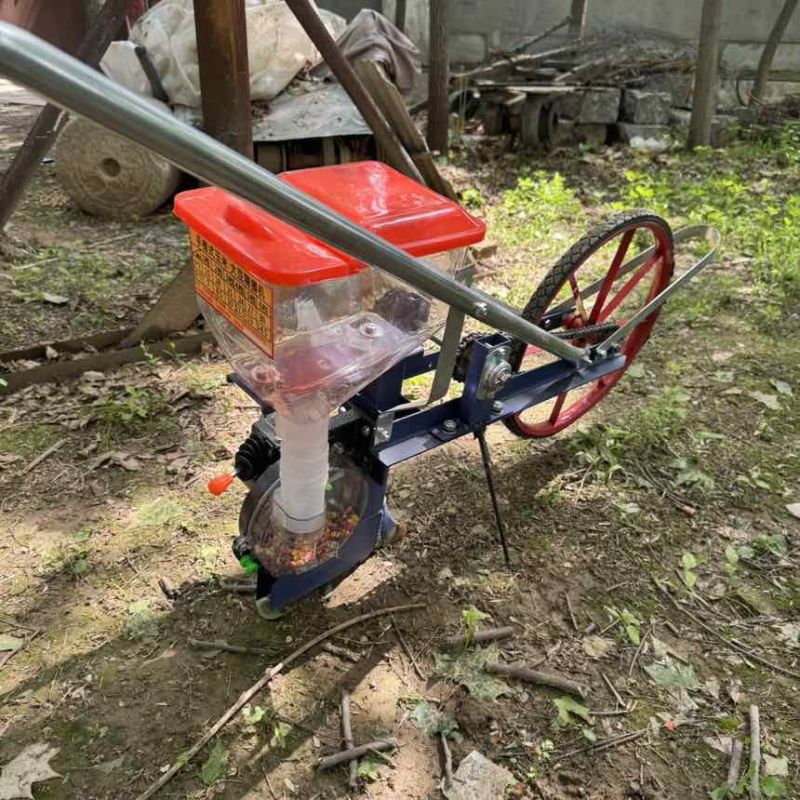 手推玉米播种机苞米精播种机小型勺式玉米种植机穴播机人力种