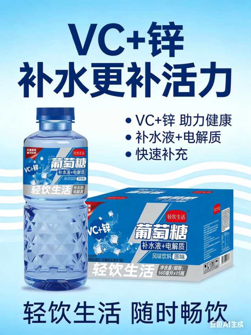 大健康葡萄糖补水➕电解质，VC➕辛三种口味