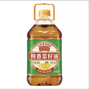 鲁花菜籽油5L非转基因压榨一级