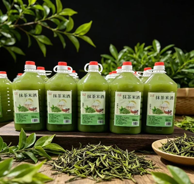 抹茶米酒花果酒百香果种类200多种桶装瓶装各种规格都有