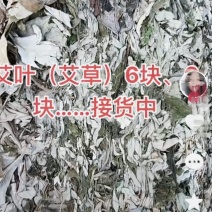 我这边是甘肃秦岭原产地纯野生干艾叶，不是种植艾，已经全干