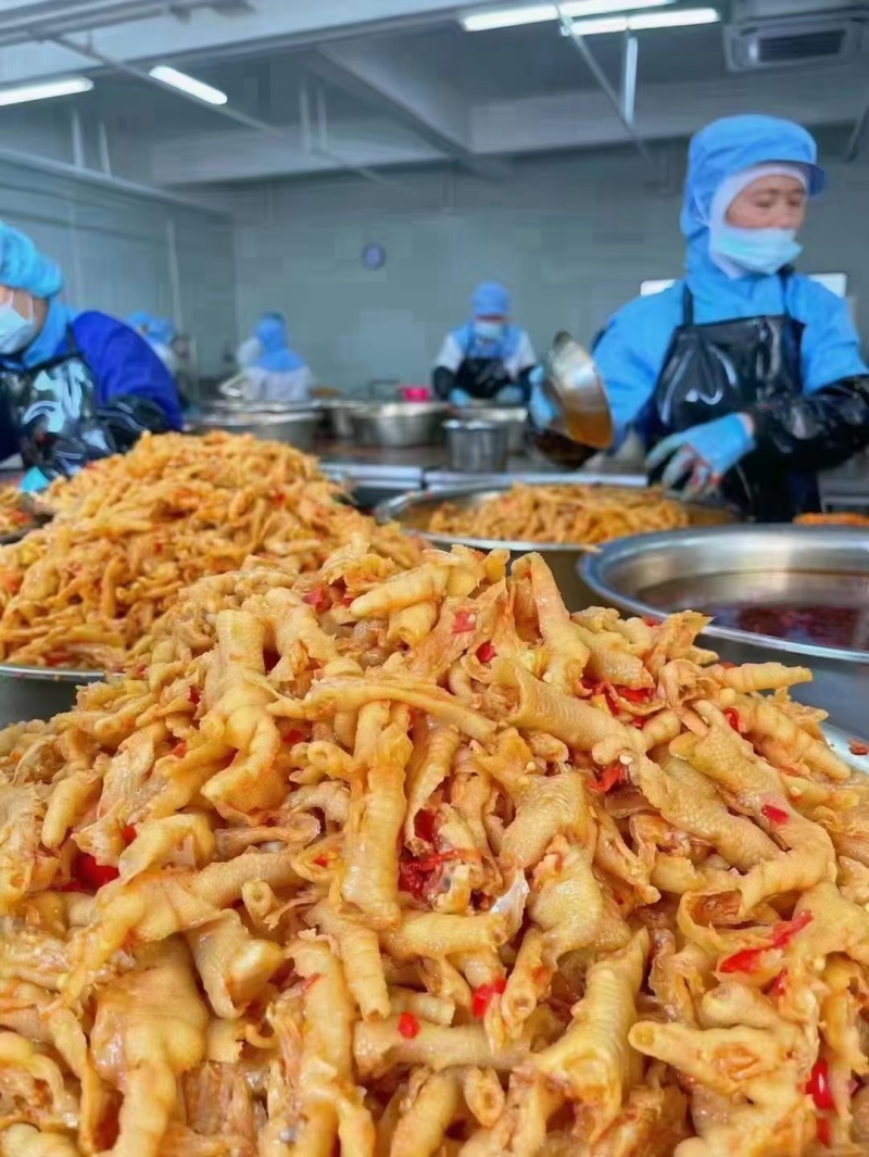 柠檬鸡爪麻辣鸡爪规格齐全工厂直发