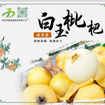 苏州洞庭东山白玉枇杷上市
