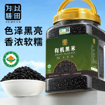 有机甄选黑米原生态黑珍珠（1100g）