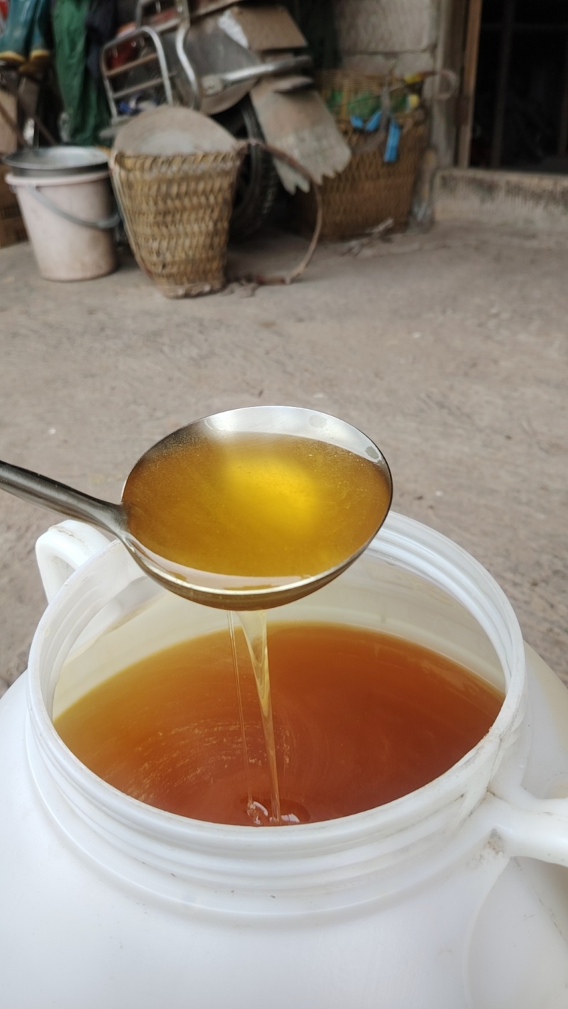 野生土蜂蜜。
