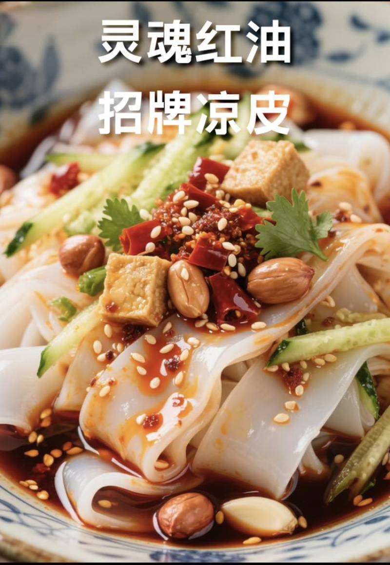 速食凉皮，开袋即食，免煮免蒸，方便快捷，厂里直供一件代发