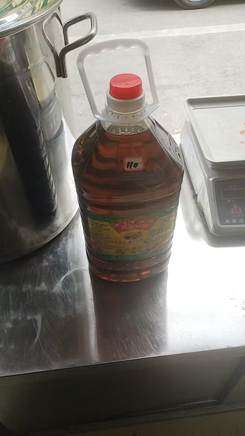 小作坊纯菜籽油5升十斤装一桶促销价