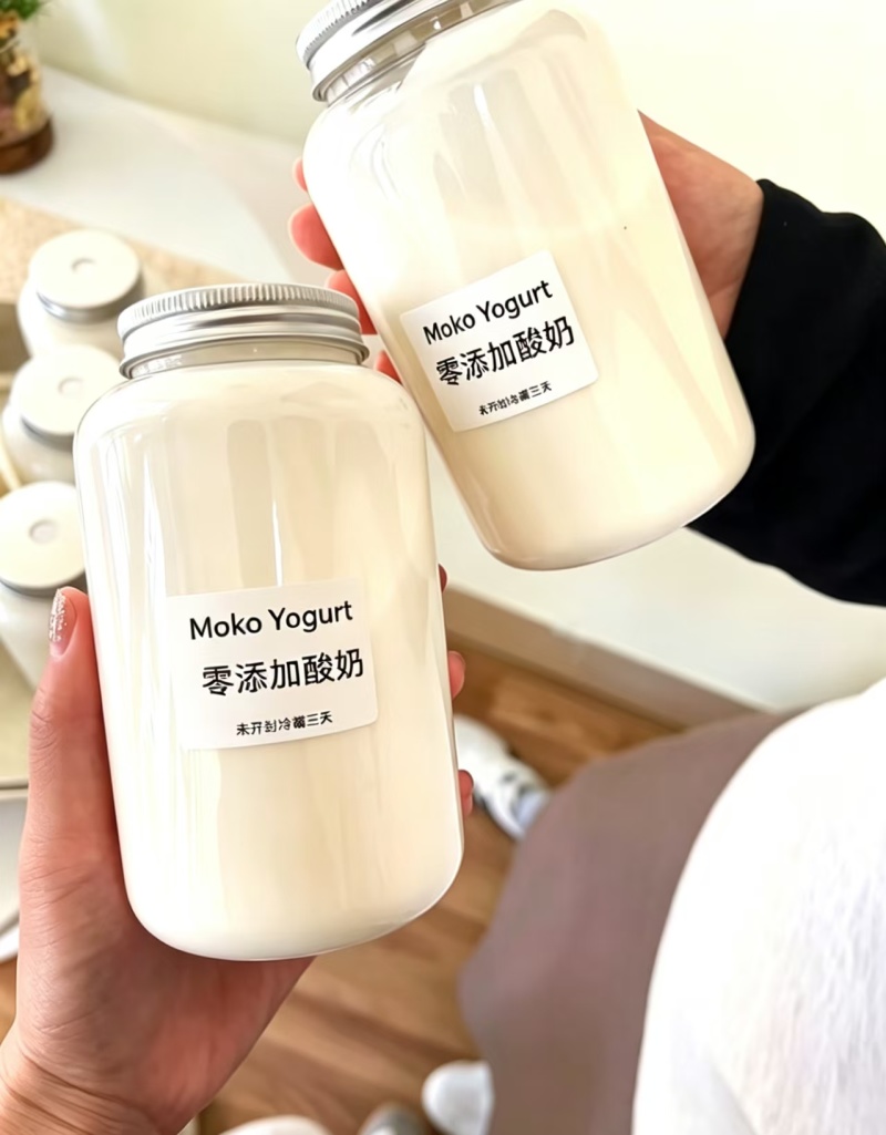 干噎酸奶