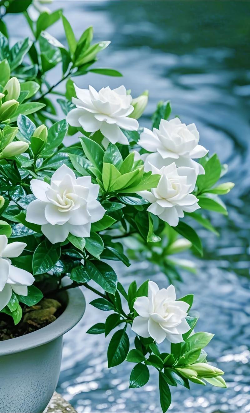 纯野生的桅子花