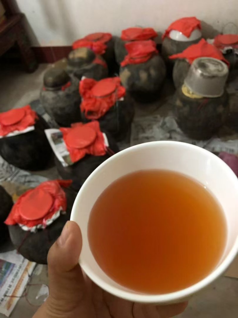 河源产地直销客家黄酒黑米酒黄酒糟不掺假、无烧酒一瓶4.9斤