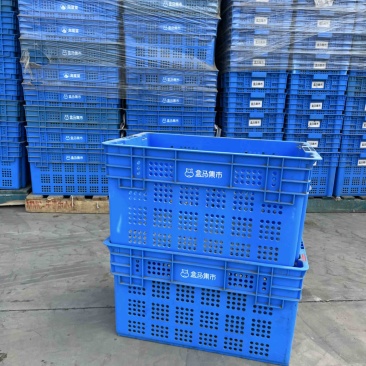 二手塑料筐折叠筐错位筐套叠筐蔬菜筐水果筐